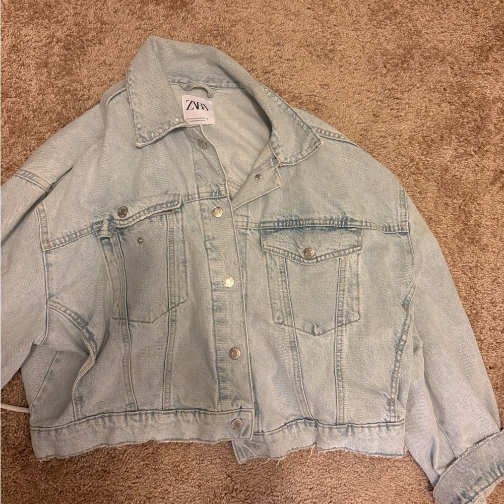 Zara Oversized Jean Jacket